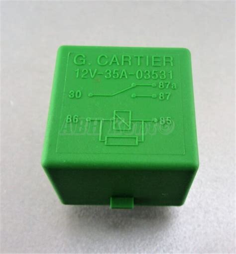 cartier 12v-35a-03531|PEUGEOT / CITROEN GREEN G.CARTIER RELAY 12V 35A .